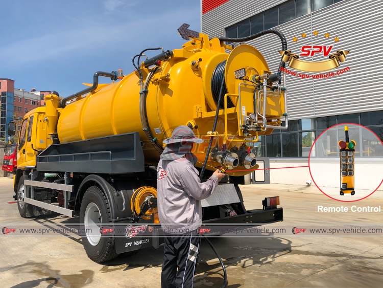 8,000 Litres Combined Vacuum Jet ISUZU - Remote Control 8,000 Litres Combined Vacuum Jet ISUZU - Remote Control